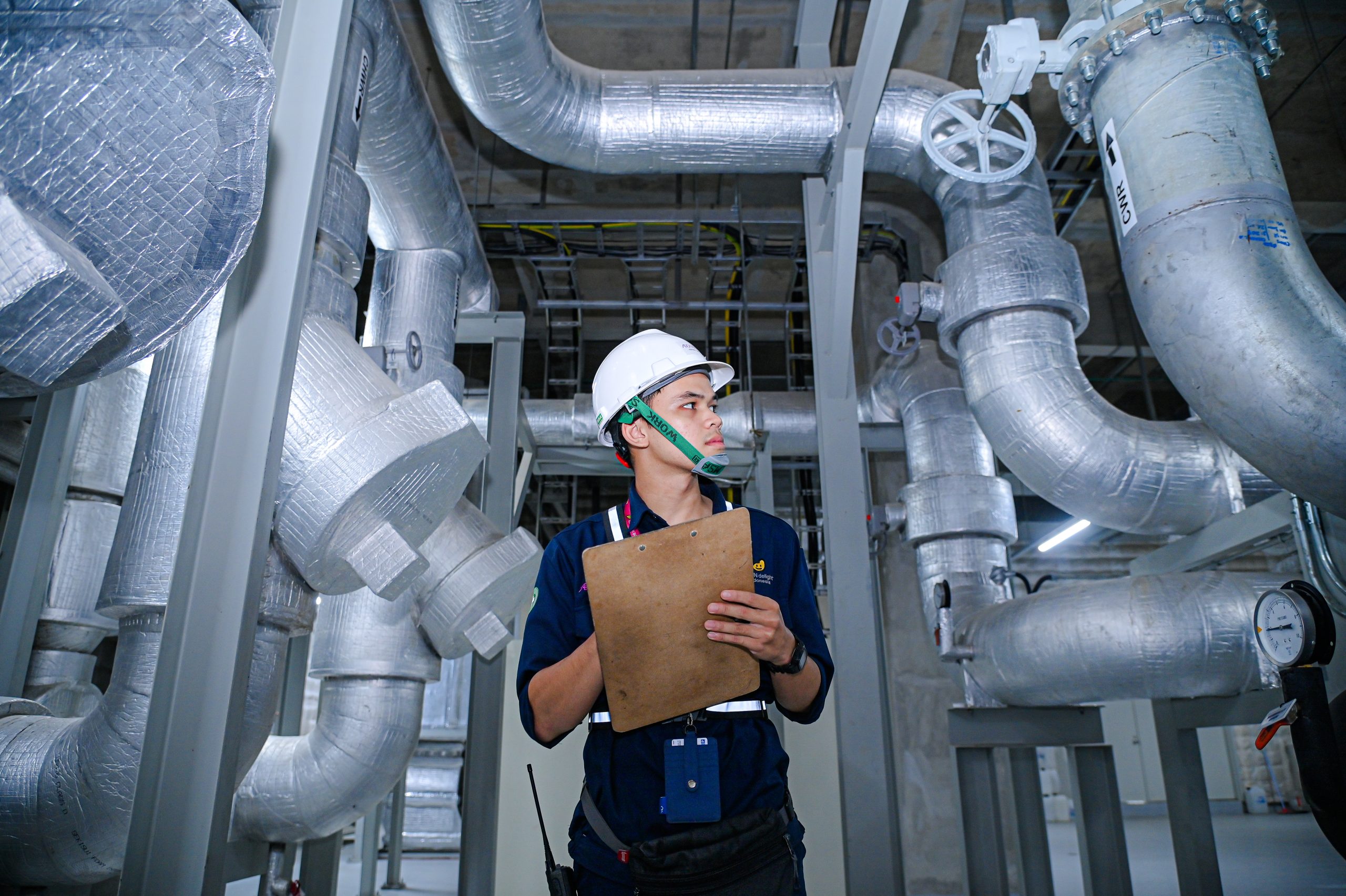 MEP staff doing inspection